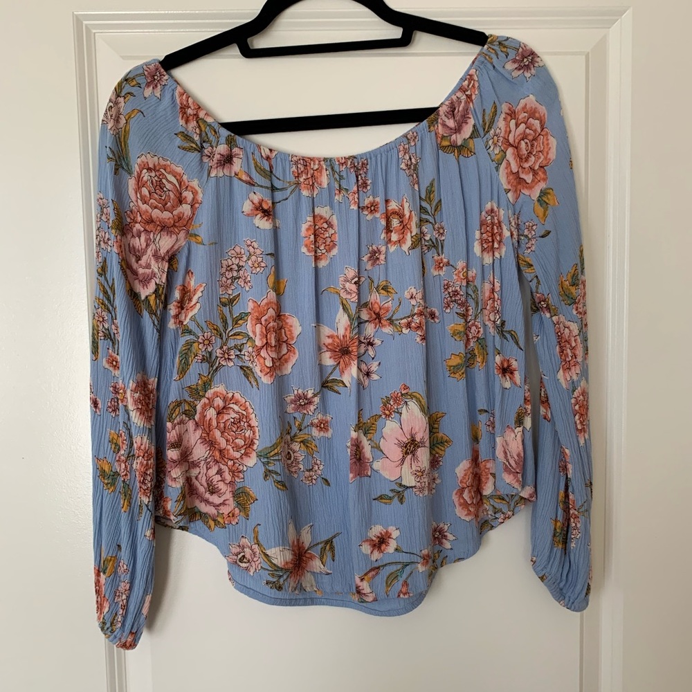 Billabong- Floral Off-Shoulder Top